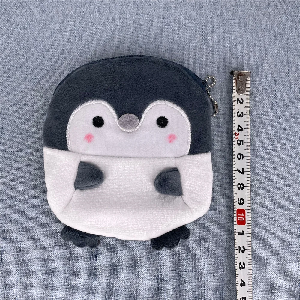 20개 도매 3가지 색상, 12CM 펭귄 플러시 장난감 동전 가방 지갑