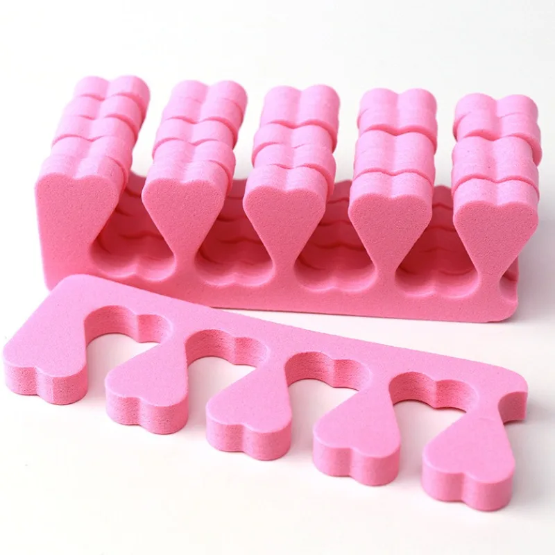10/50/100Pcs Soft Sponge Manicure Nails Art Tools Toe Separator Fingers Separators Spacer Pedicure Toes Spreaders Divider