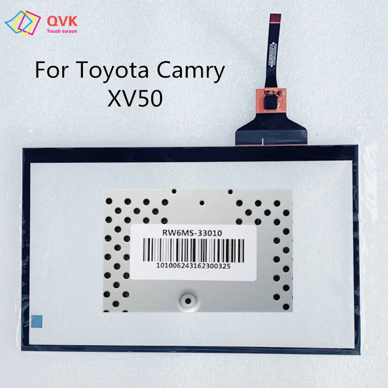 Tela de Toque Capacitiva para Toyota Camry Xv50 Sensor Digitizer Preto Gps do Carro Rádio Dvd Rw6ms3301010 10.1in Novo