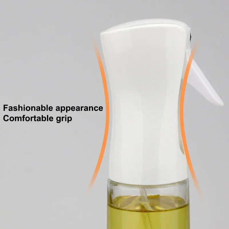 Oil Spray Bottle 1pc 200ml/300ml Kitchen Cooking Olive Oil Dispenser for Camping BBQ Baking