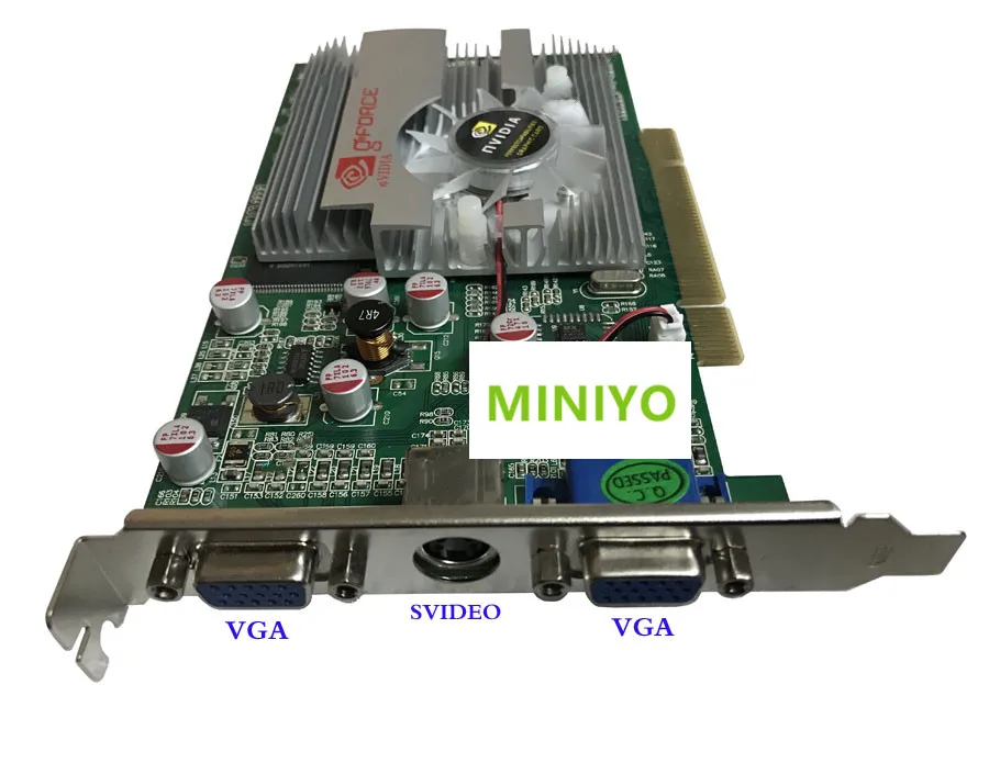 Для Nvideo GeForce FX5500 256M 125Bit PIC VGA + S-video Dx9.0 vdieo графическая карта с поддержкой двойного экрана