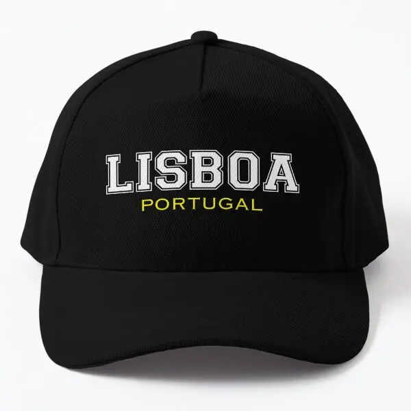 

Lisboa Baseball Cap Hat Summer Sun Casual Black Bonnet Solid Color Czapka Boys Hip Hop Casquette Mens Outdoor Fish Spring