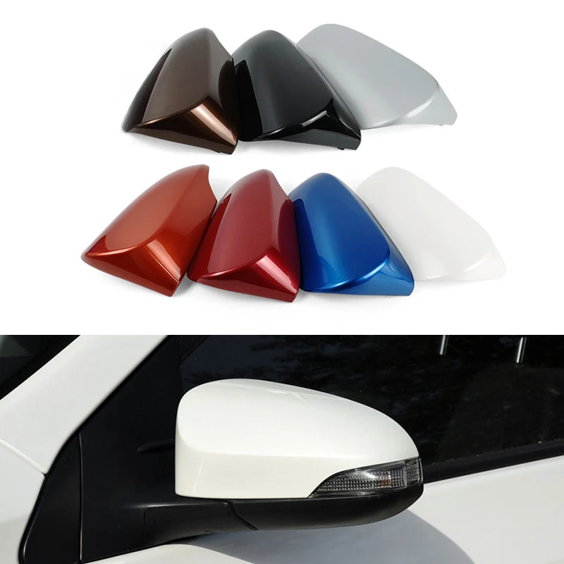 塗装オートリアビューミラーシェルキャップハウジング翼ドアサイドミラーカバートヨタヤリス12 19 Mirror Covers Aliexpress