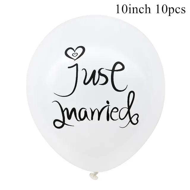 10PCS Just married