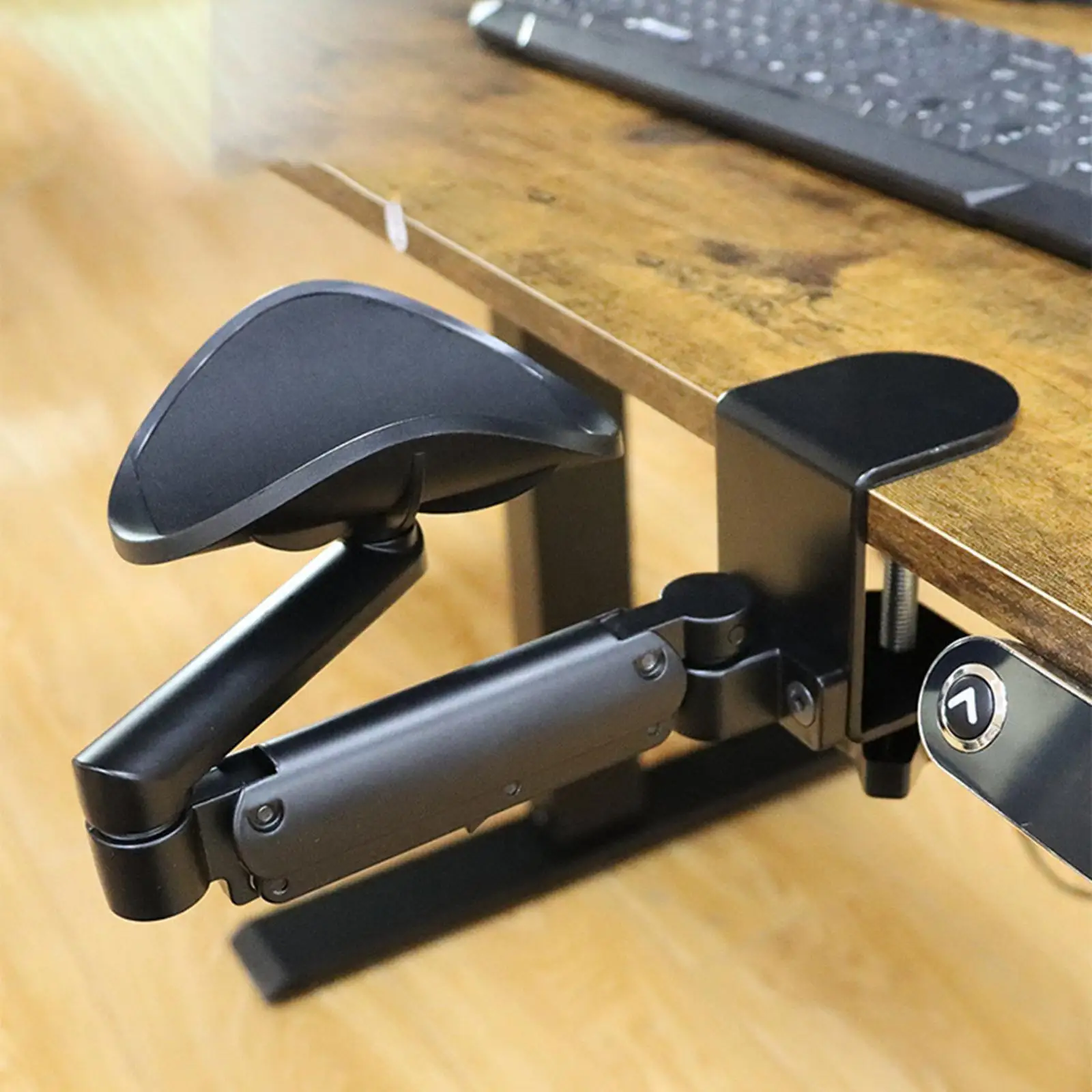 Suporte braço resto para mesa extensor, braço