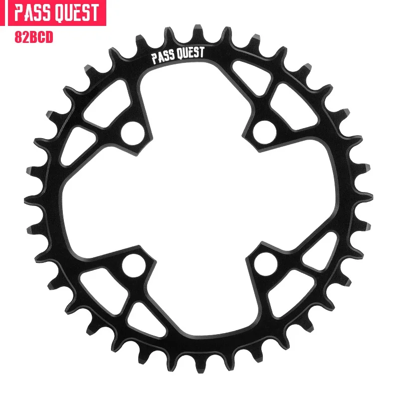 

PASS QUEST 82BCD узкая широкая звезда для Malina7 MTB 28T 30T 32T 34T 36T, круглая и овальная, Черная