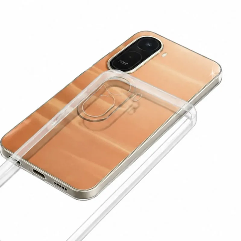 Luxury Crystal Clear Phone Cases - Slim Transparent Shockproof TPU Back Covers