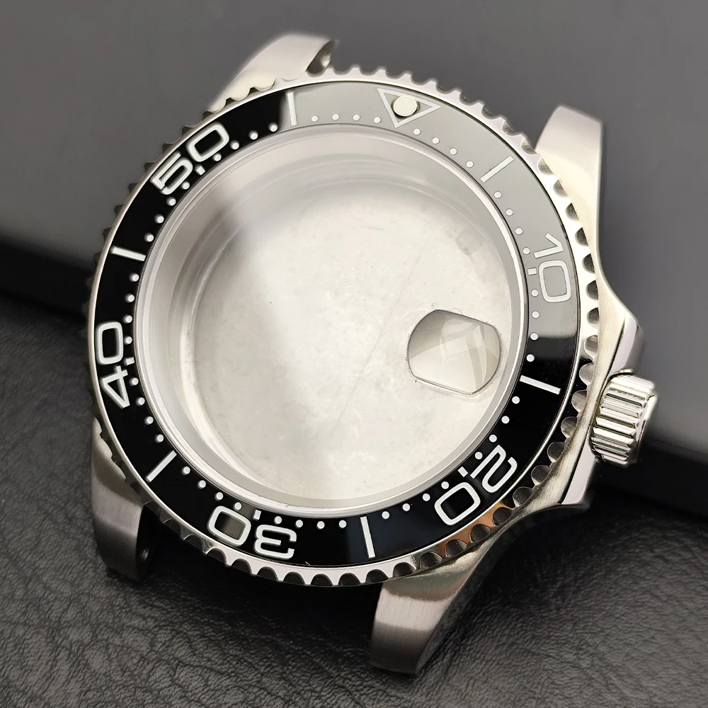 Premium 40.5MM Sapphire Glass GMT Case with Bidirectional Rotating Bezel for 28.5MM Dial and 20mm Strap