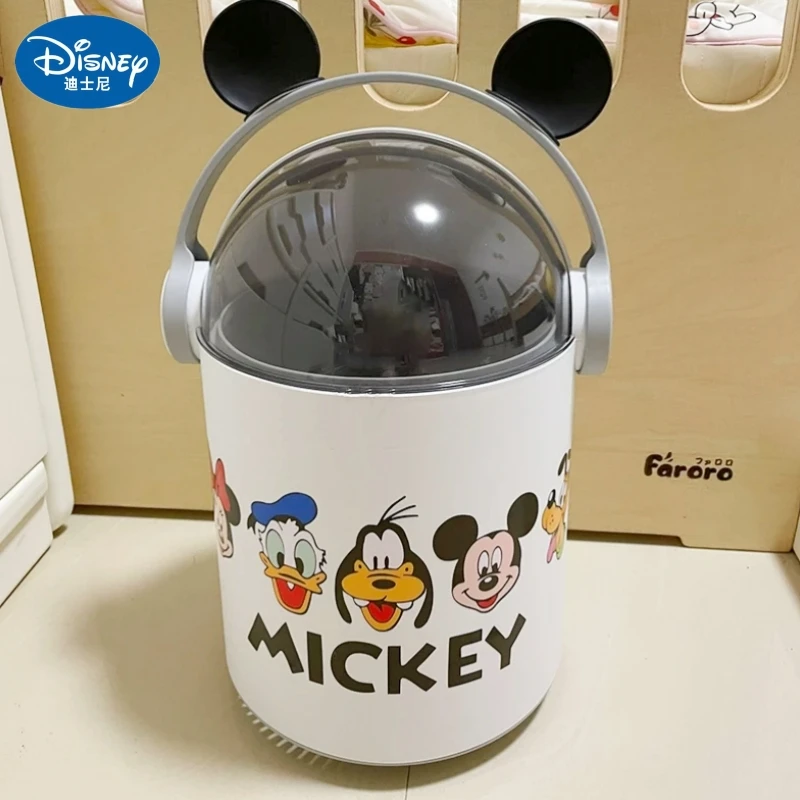 

Мусорная корзина «Микки Маус» Disney, раскладной контейнер для мусора, милая корзина для мусора, для спальни, гостиной, корзина для туалетной бумаги