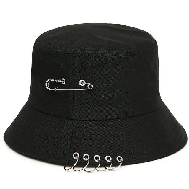 Spilla anello Harajuku cappello a secchiello uomo donna Unisex K Pop Bob  cappello da spiaggia all'aperto cappello da sole moda Panama elegante  cappello da pescatore da pesca|Cappello bucket| - AliExpress