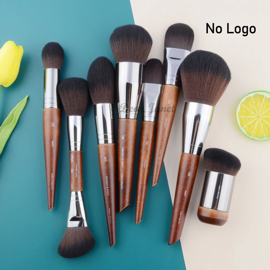 Natural wood Makeup brushes whole set Pro Powder Blusher sculpting Eyeshadow make up kit smudge highlighter eyebrow brush exquis |