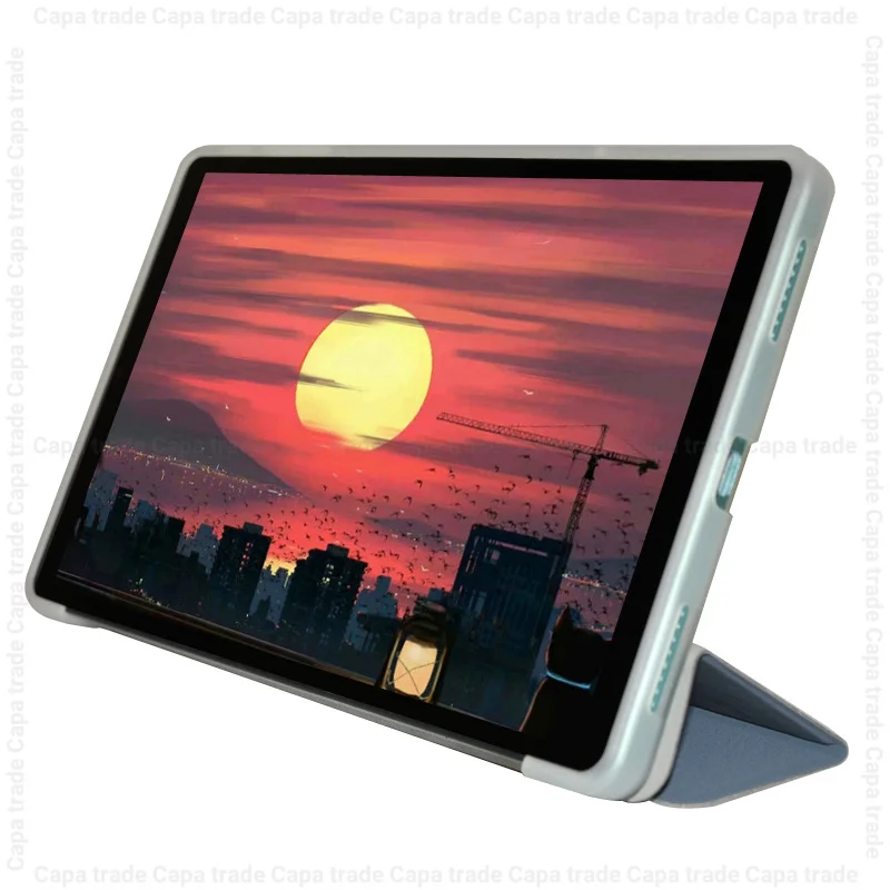 Tri-Folding Stand Cover with Soft TPU Back