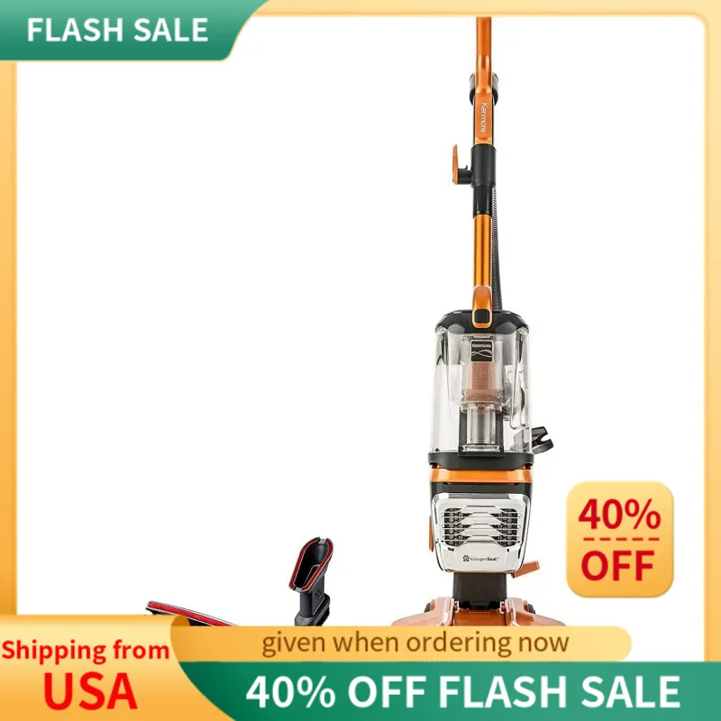 

Kenmore DU4080 Featherlite Lift-Up Bagless Upright Vacuum 2-Motor Power Suction Lightweight Carpet Cleaner with HEPA Filter