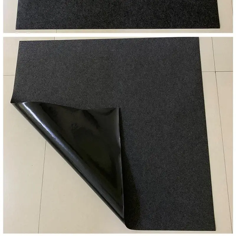 Floor Protection Cuttable Under Car Mat for Oil Spill Under Car Oil Mat Driveway Floor Protection Washable Carpet Oil Absorbent