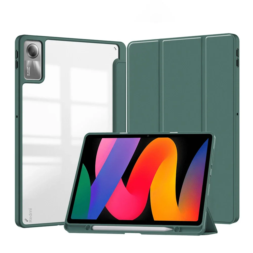 Voltar Duro Transparente para Xiaomi Capa para Pad se Awake e Dormir Cover 11 in Case - Imagem 3