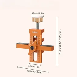 2 - in - 1 Woodworking Cabinet Door Installation & Positioning Jig (Upgraded version)