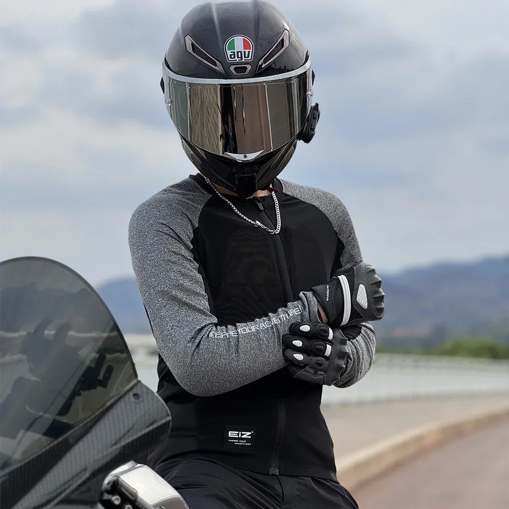 Motorcycle Protector Motorcycle armor, cycling clothes, summer locomotive breathable mesh anti-drop soft armor CE2 protective gear men and women