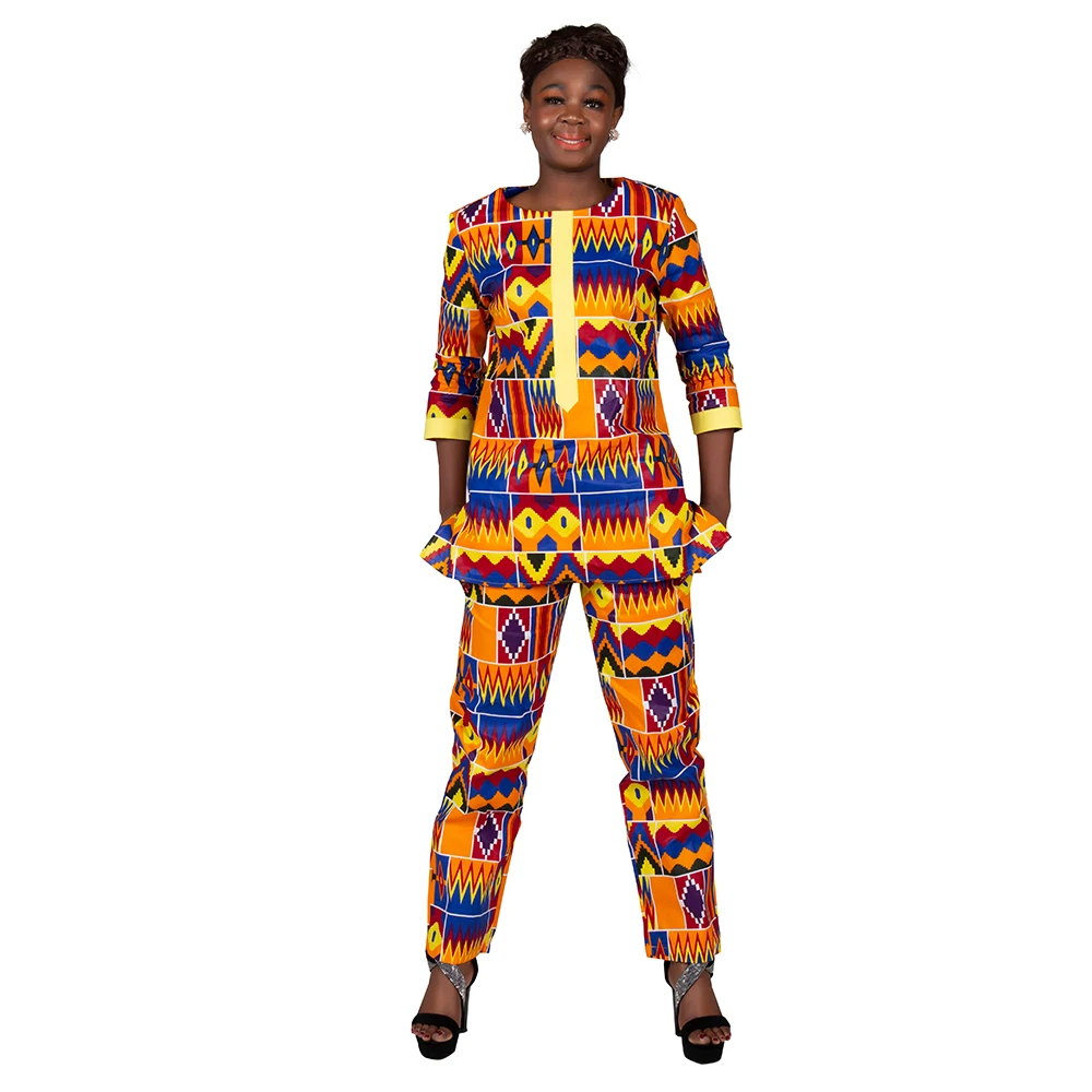 Fiery Traditional African Woman Pants Set Zabba Designs, 49% OFF