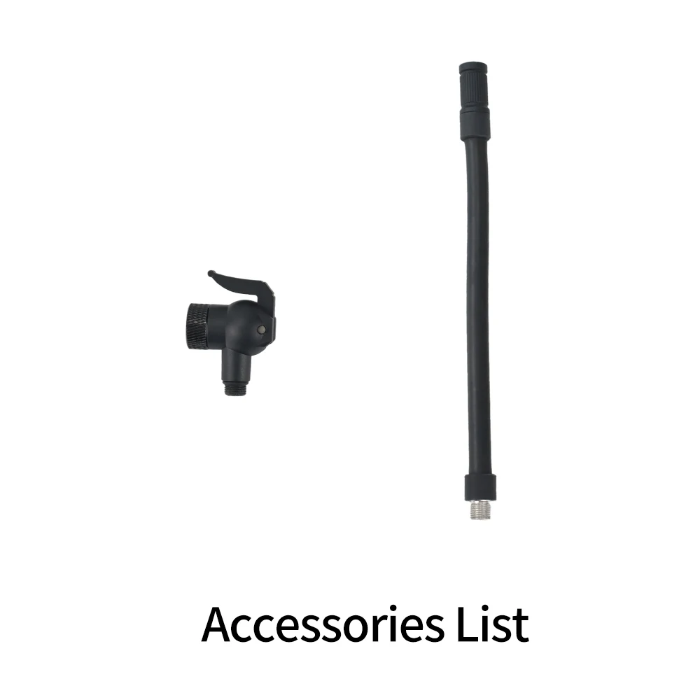 หัวฉีดปั๊มลมจักรยาน Ctrepower พร้อมวาล์ว Presta Schrader และ Clik พร้อมสายต่ออเนกประสงค์สำหรับปั๊ม อุปกรณ์เสริมสำหรับจักรยาน 1