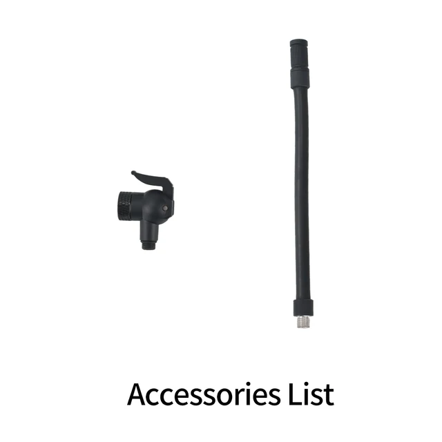 หัวฉีดปั๊มลมจักรยาน Ctrepower พร้อมวาล์ว Presta Schrader และ Clik พร้อมสายต่ออเนกประสงค์สำหรับปั๊ม อุปกรณ์เสริมสำหรับจักรยาน 1