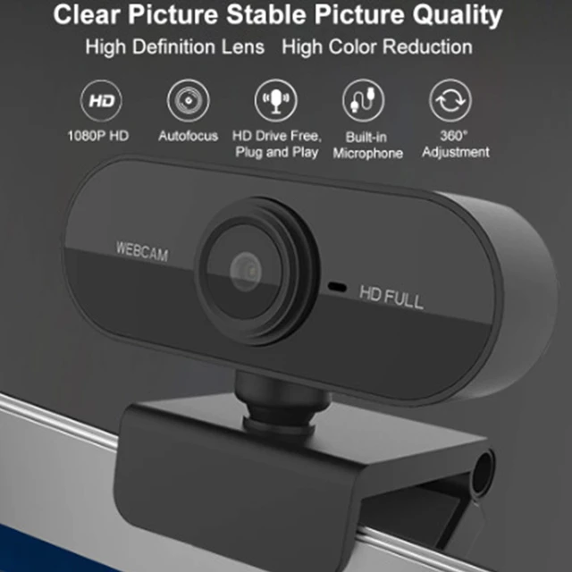 Webcam 1080P Full HD Web Camera With Microphone USB Plug Web Cam For PC  Computer Mac Laptop Desktop Mini Camera - AliExpress