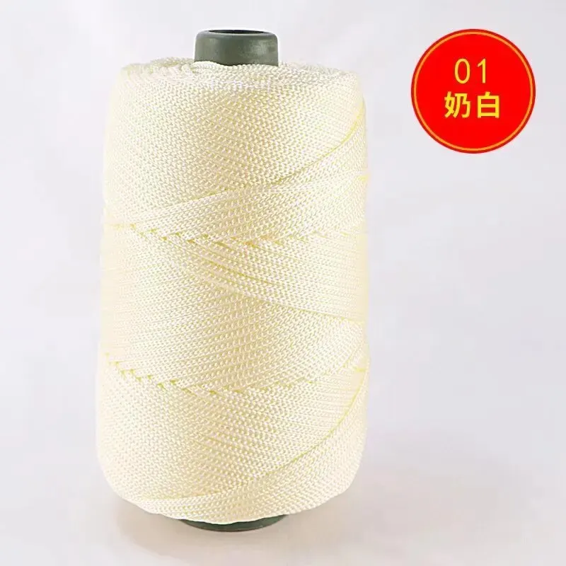 Hollow Yarn Light Viscose Ice Rope Hat Yarn Hand Woven Yarn Diy Hook Cushion Hollow Bright Silk Medium Thick