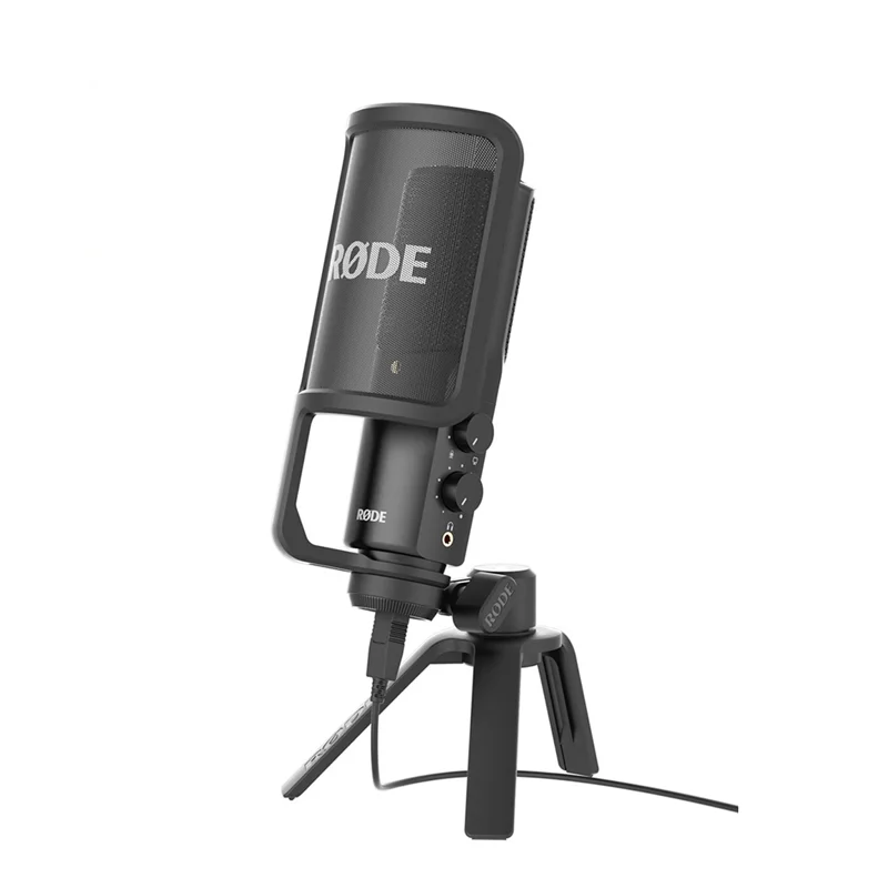 Rode NT-USB 고품질 스튜디오 마이크 편의를 USB 저잡음 팝 필터 및 테이블 스탠드
