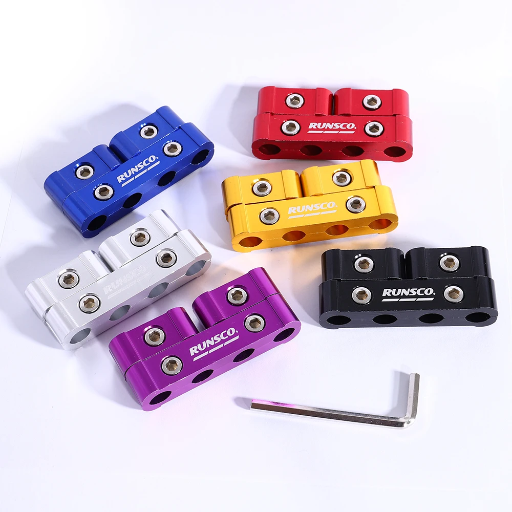 Spark Plug Wire Clamps Car Spark Plug Electrical Wire Clamp 8MM/9MM/10MM Separator Line Ignition Cable Clip 3Pcs/Set
