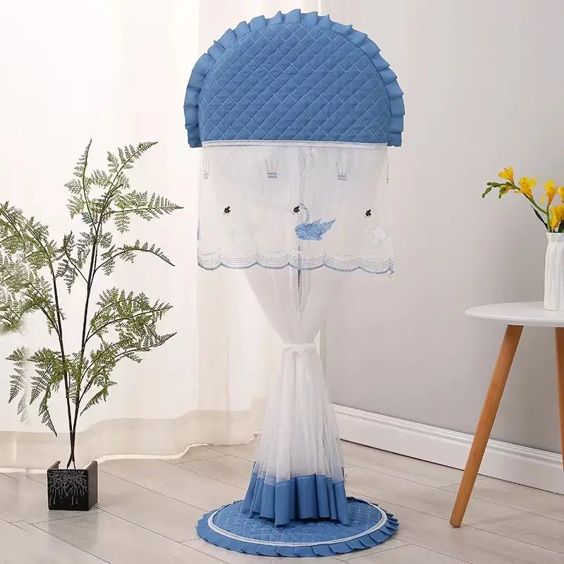 Household Electric Fan Cover Cotton Fabric Cloth Fan Cover Floor Type Protective Dustproof ZE849