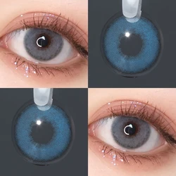 Lalens Soft Blue Colored Contact Lenses - Natural Look, Half - Yearly Wear (Miraga Blue)