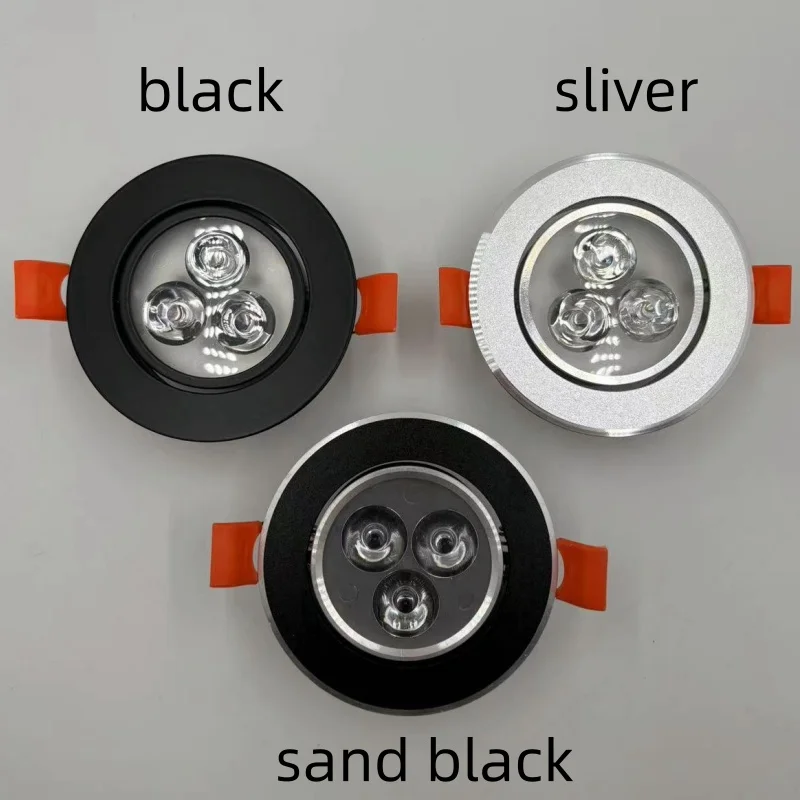 LED embedded spotlights with adjustable dimming for household ceiling and tube lights led spotlight