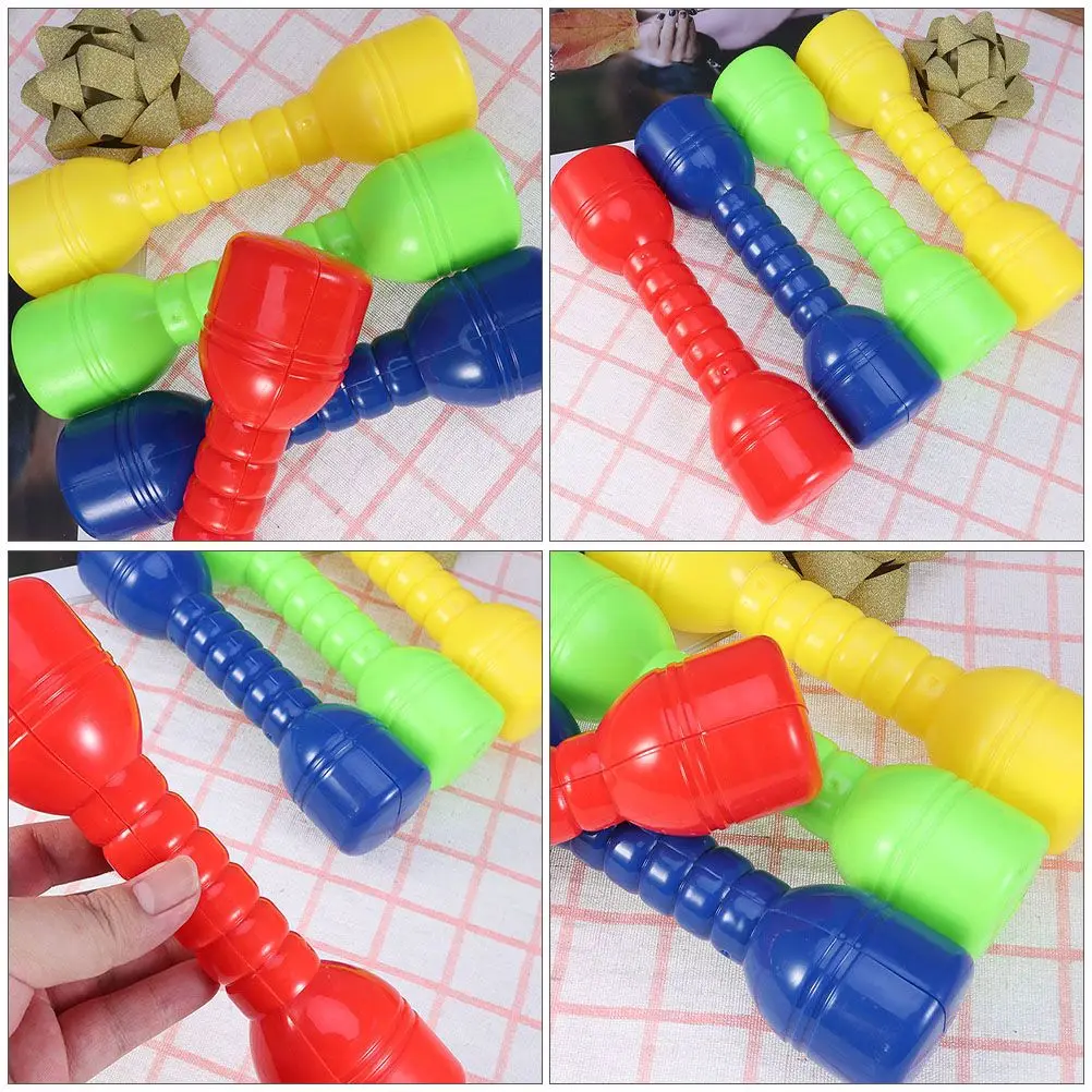 2Pcs Plastic Dumbbells Children'S Sports Fitness Dumbbells Fitness Equipment Children Dumbbells Toddler Toys Fitness Barbell sub image 2