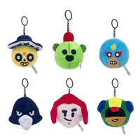 10cm cartoon Supercell Spike Plush Toy Keychain Cotton Pillow Dolls Cute Game Character s Game Peripherals 1