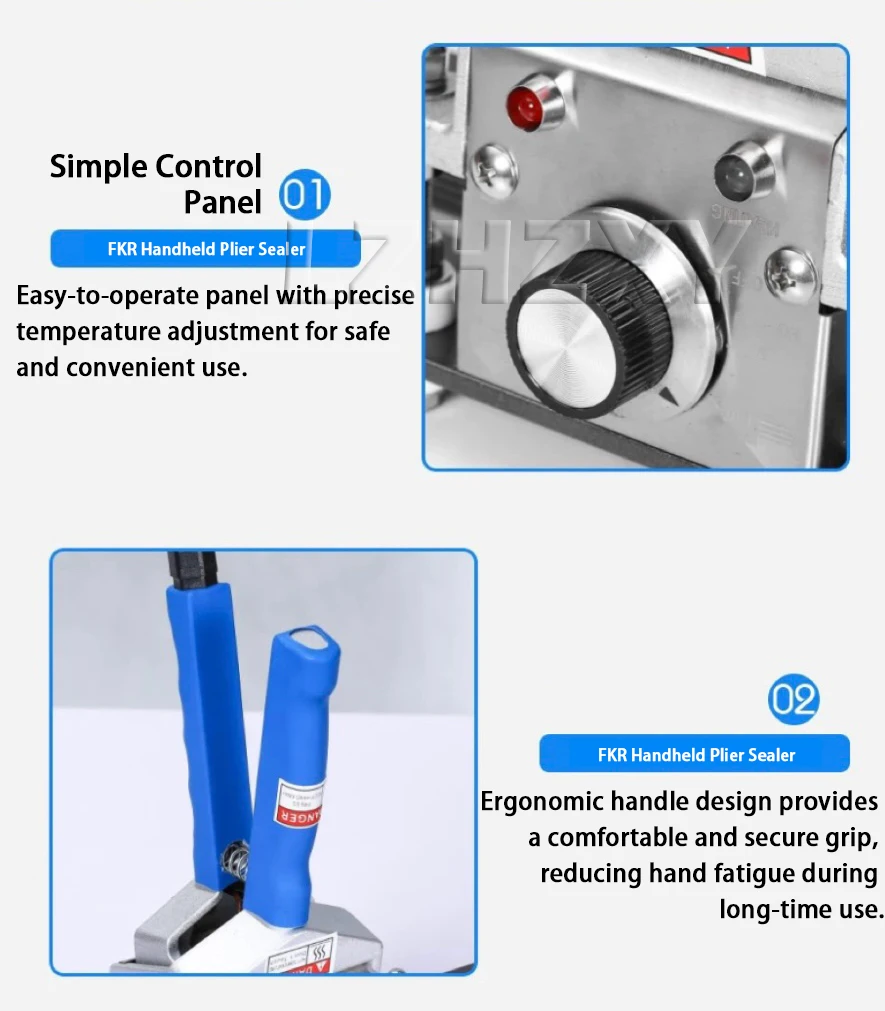 Professional Electric Impulse Sealer Hand Sealing Machine 20/30/40/50cm Length S