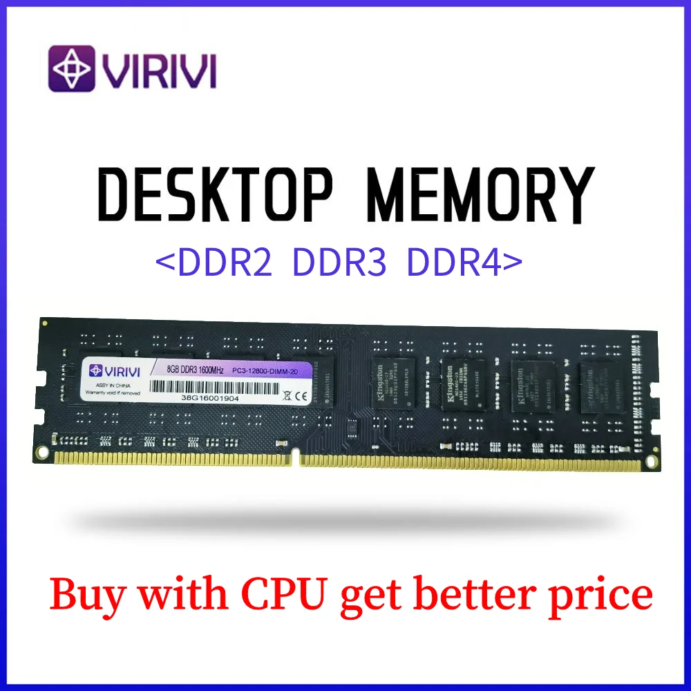 Desktop Memory VIRIVI DDR3 2GB 4GB 8GB 1333 1600 1866MHz 240pin 1.5V dimm  Cpu PC Motherboard RAM - AliExpress