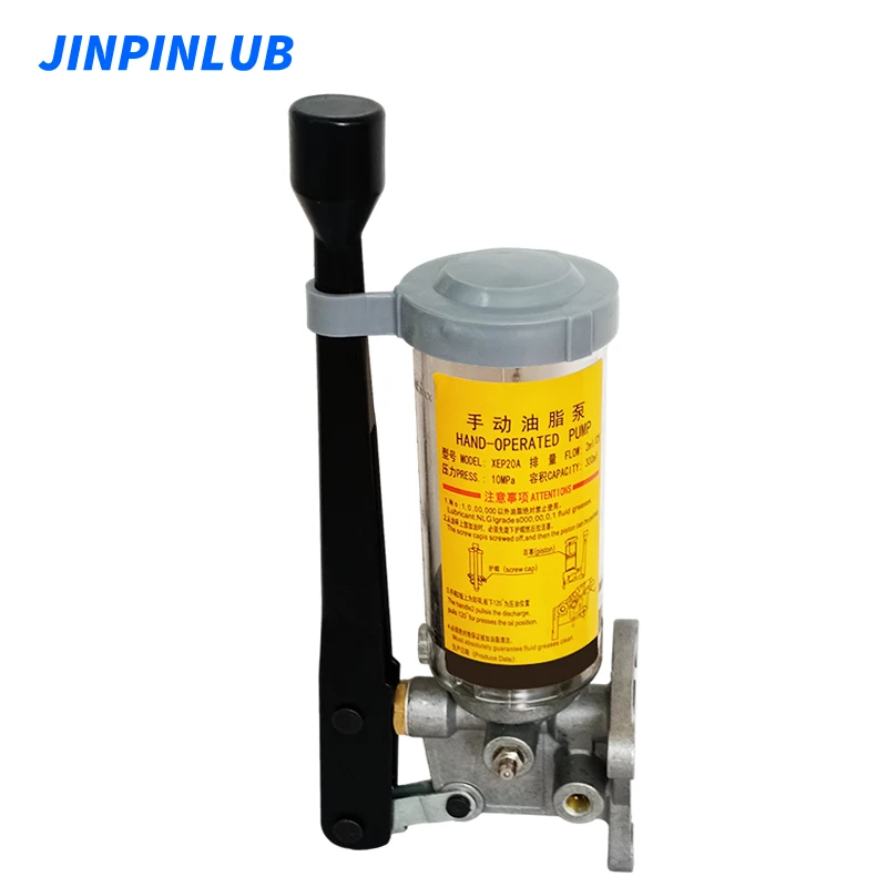 JINPINLUB EGH3 Pressure-relief manual grease lubrication pump Positive displacement manual lubricator for CNC lubrication