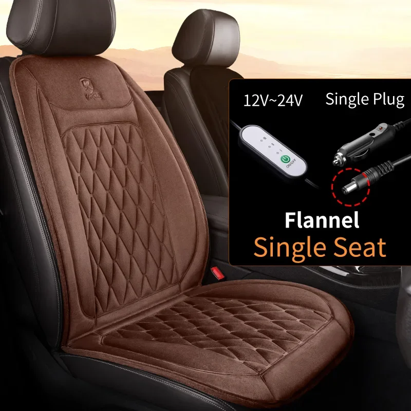 Karcle Universal Heated Car Seat Cushion - Electric Heating Pad for Ultimate Comfort