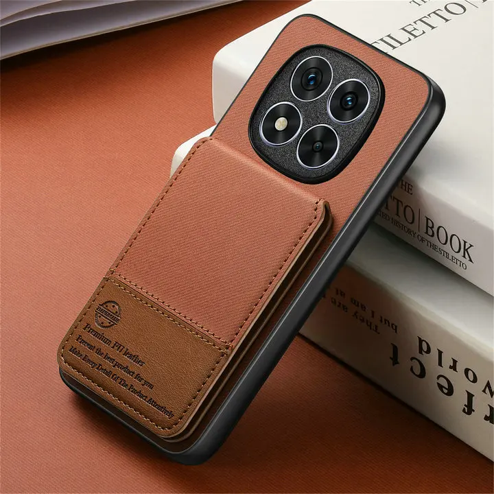 Luxury Leather Wallet Stand Case - Elegant and Durable Design