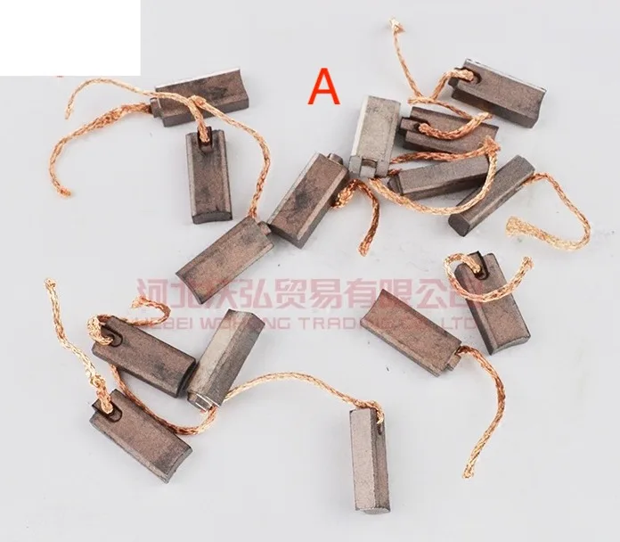 Car Generator Carbon Brush 10PCS 3kinds 5x8x20MM Generator regulator top outlet with spring