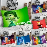Disney Inside Out 2 Cartoon Print Pillowcase Cute Funny Happy Sad Angry Pillow Pillowcase Children's Room Home Decoration Gift 1