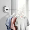 304SS Clotheslines Retractable Clothes Drying Line Home Airer Stainless Clothes Rope Dryer Organiser Laundry Hanger 6 Colors 5