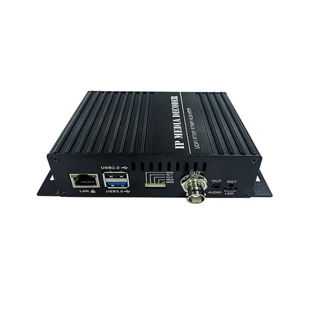 휴대용 HEVC SDI SRT 디코더 IP SDI H.265 H.264 디코딩 스트리밍 상자 OTT 모니터링 시스템 COL-D8201S