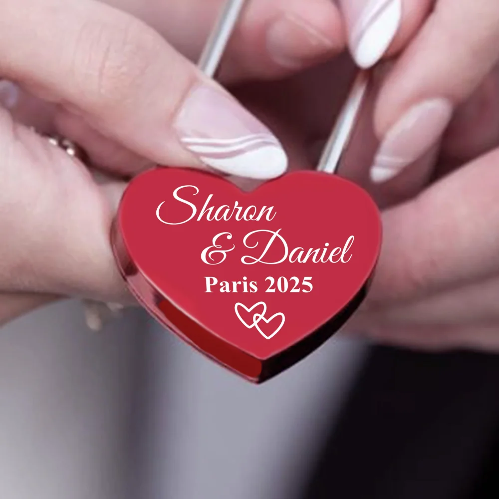 Lucchetto D'amore Personalizzato Per San Valentino, Anniversari E