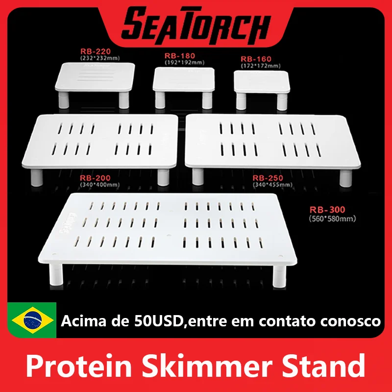 Seatorch Protein Skimmer Stand Multi Function Stand Adjustable For Saltwater Reef Aquarium Fish Tank Accessories