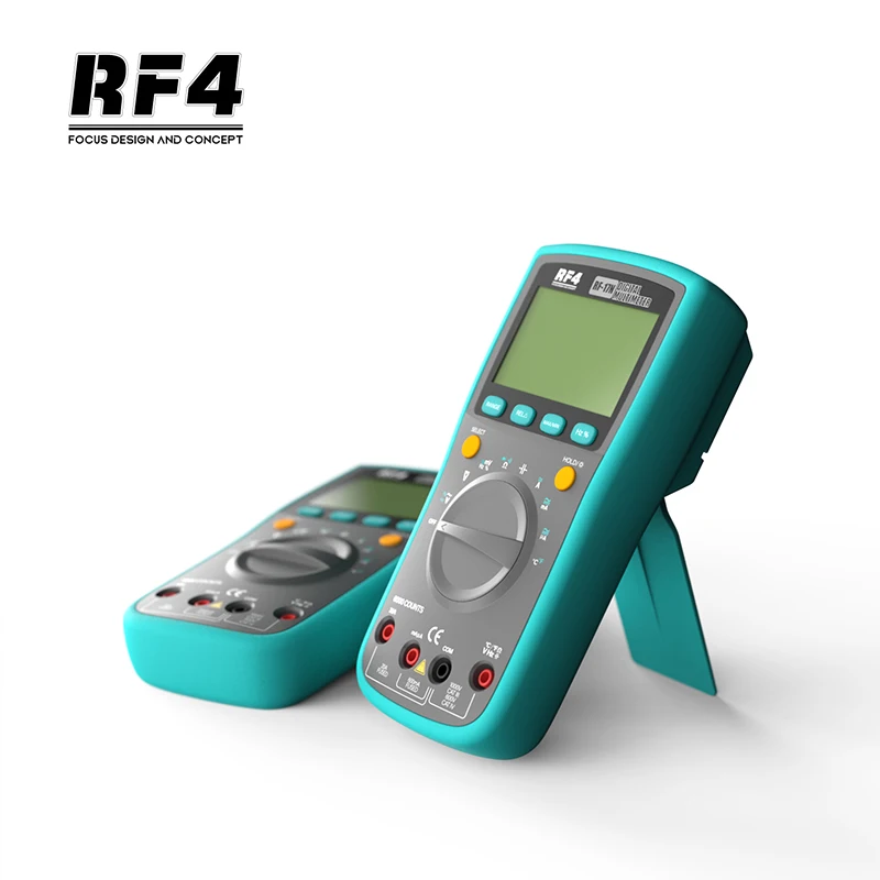 

RF4 RF-17N Multi-function multimeter intelligent temperature tester ESR clamp automatic maintenance electrician meter