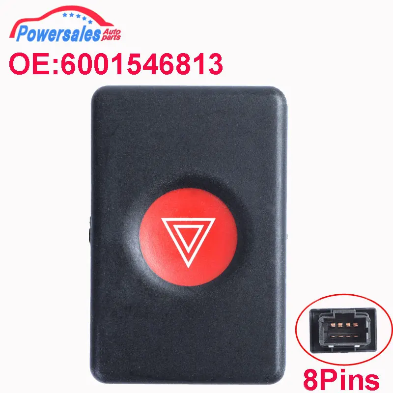 New Emergency Hazard Warning Light Flash Switch Button Hazard Light Switch For Dacia Renault