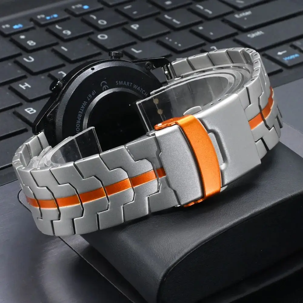 Luxury Titanium Metal Strap - Premium 22mm Watch Bracelet