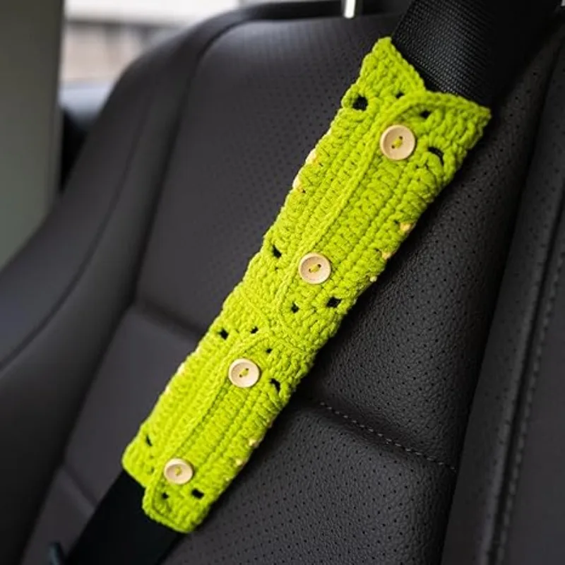Nuovo Coprivolante Auto Intrecciato a Mano 2026, Copertura Decorativa Girasole per Volante, Protezione Bordi, Copertura Leva del Cambio, Copertura Spalla - Image 3