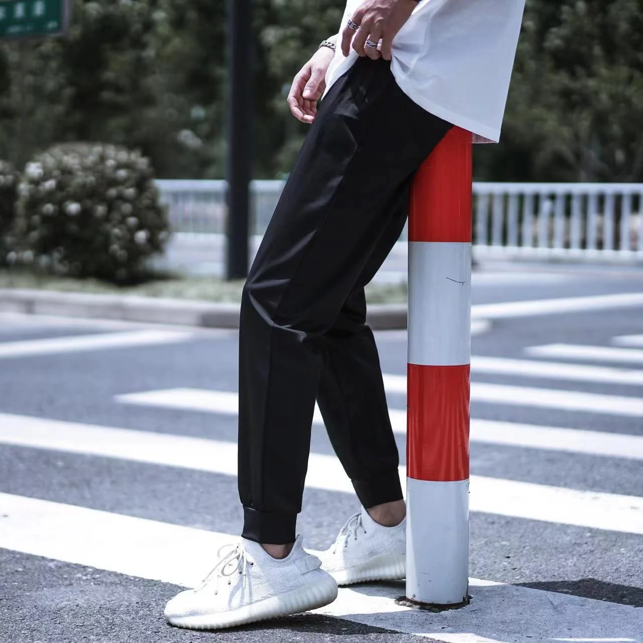Men Thin Sweatpants HJumping Sports Clothing Hiking Running Fitness Comfortable Stretchy Trousers