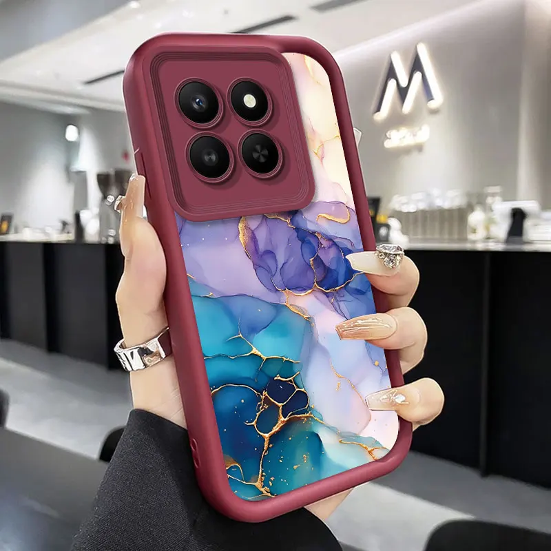 Luxury Marbling Retro Style Phone Case - Soft Silicone Protective Cover